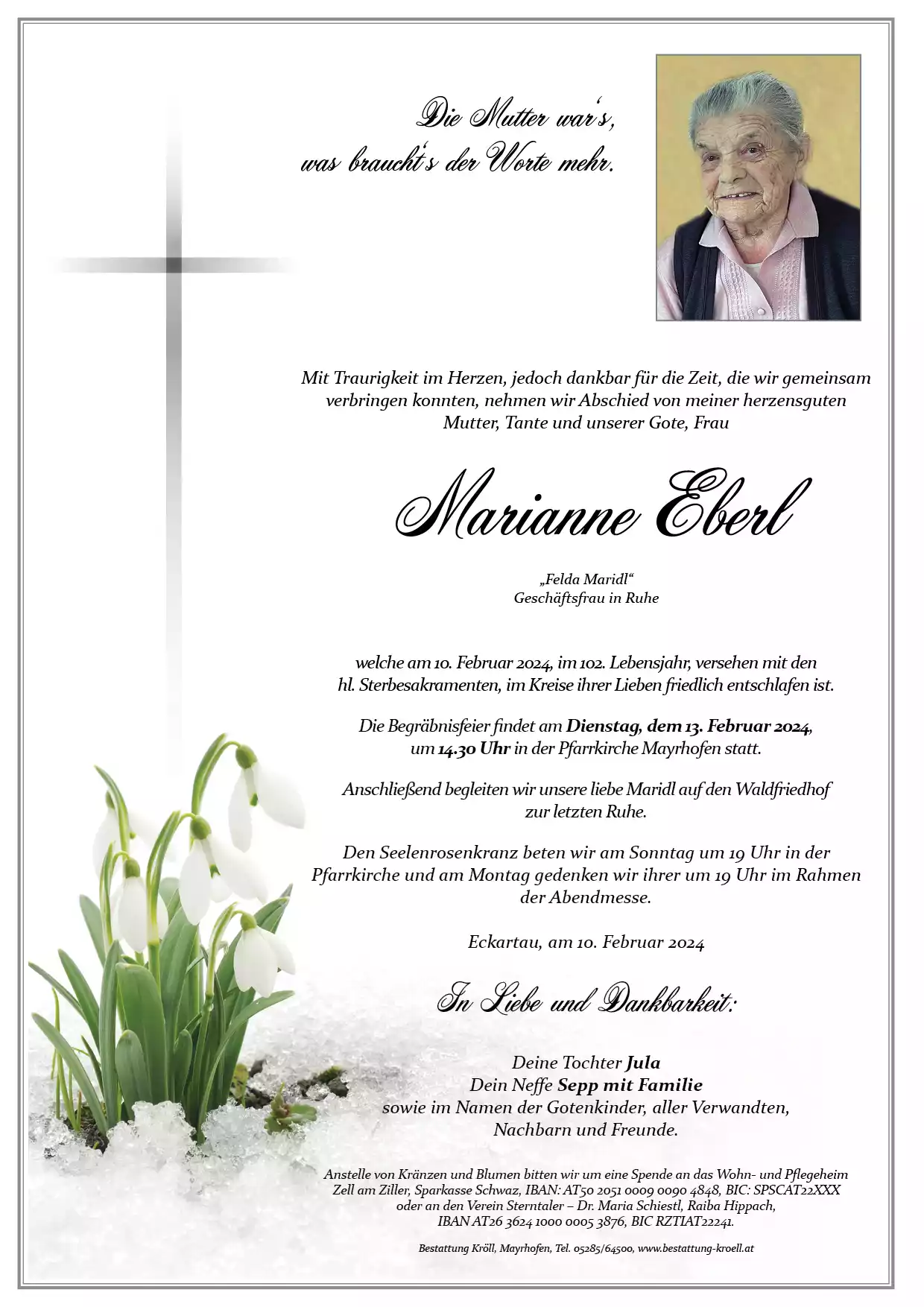Parte von Marianne Eberl